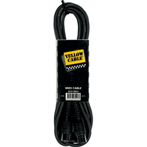 Yellow Cable - ECO MD3, Câble MIDI/MIDI 3m