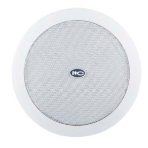 ITC - T-206F, Haut-parleur coaxial plafond, De puissance de 40W / 8Ohm 6"