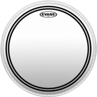 Evans - TT13EC2S, Peau de frappe de tom EC2 SST transparente, 13"