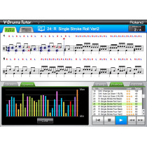 Roland - DT1 V-Drum Tutor, Méthode de batterie