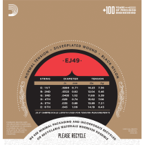 D'Addario - Pro-Arte EJ49, Cordes guitare classique Normal filet rond
