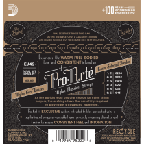 D'Addario - Pro-Arte EJ49, Cordes guitare classique Normal filet rond