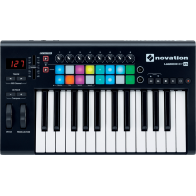 Novation - LAUNCHKEY 25 MK2, Clavier maître, grandes touches 25 notes, 16 pads