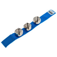 Meinl - NINO961-BL, Nino Bracelet de grelots Bleu