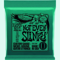 Ernie Ball - 2626 Not Even Slinky  ,Electric Guitar Strings 12-56