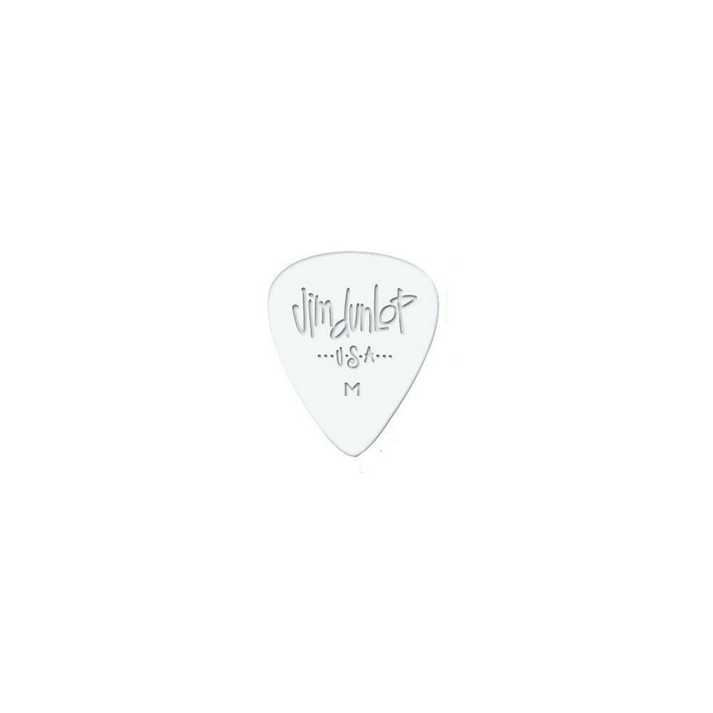Dunlop - CELLUMWH, Médiator guitare médium, Blanc