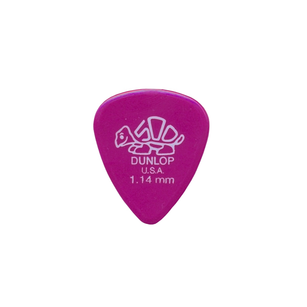 Dunlop - Tortex Delrin , Médiator guitare Pink 1.14mm Dunlop - Tortex Delrin , Médiator guitare Pink 1.14mm
