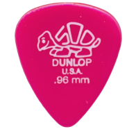 Dunlop - Tortex Delrin , Médiator guitare Pink 0.96mm