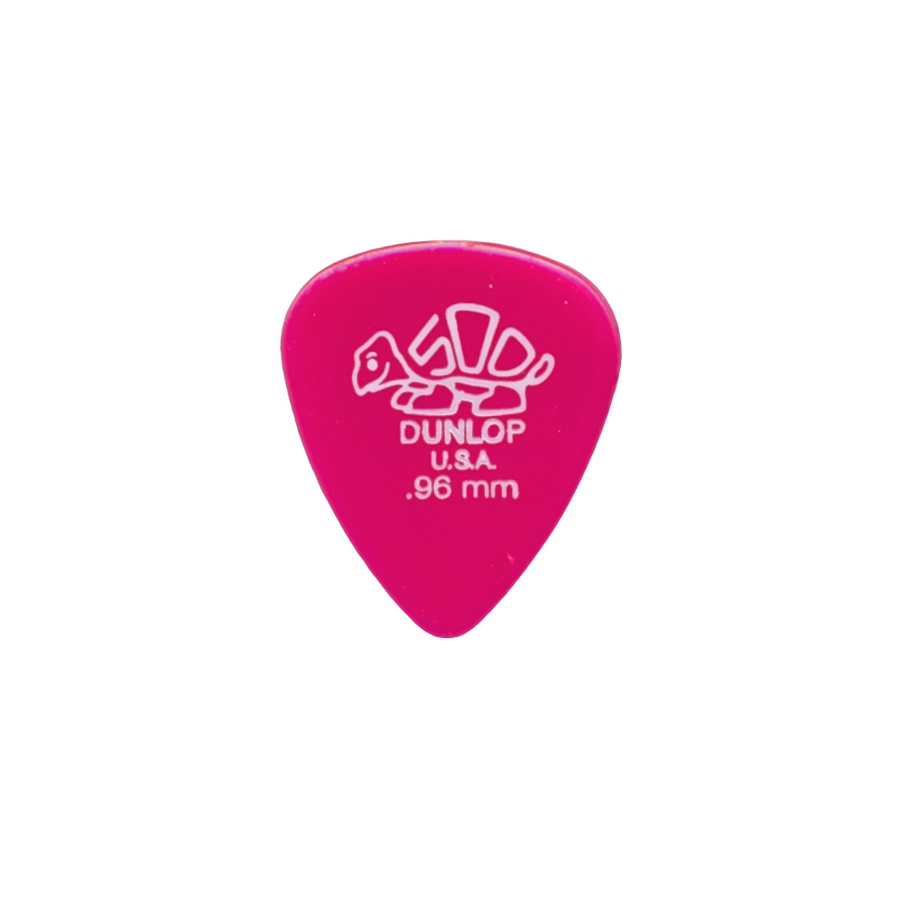 Dunlop - Tortex Delrin , Médiator guitare Pink 0.96mm