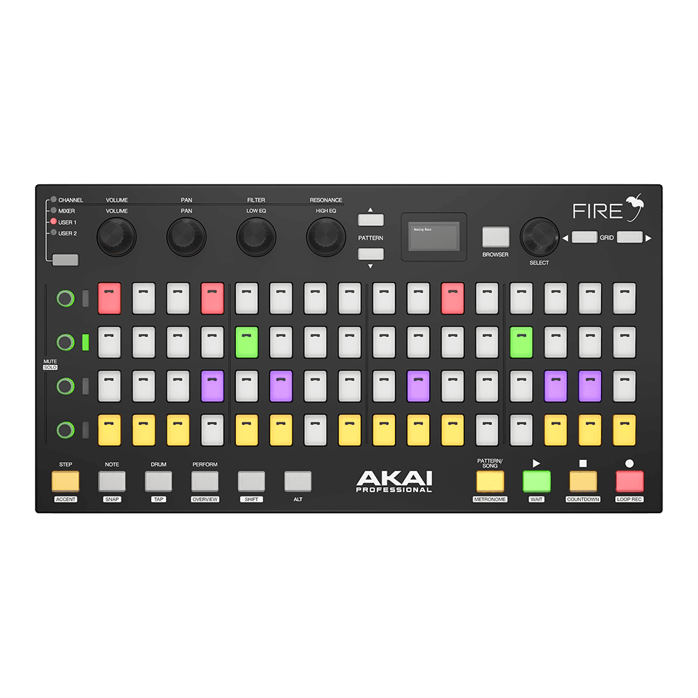 Akai Pro - FIRE, Contrôleur USB/MIDI, 16 pads 6 potentiomètres Akai Pro - FIRE, Contrôleur USB/MIDI, 16 pads 6 potentiomètres