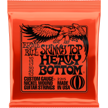Ernie Ball - 2215, Skinny top Heavy Bottom Cordes guitare électrique 10-52