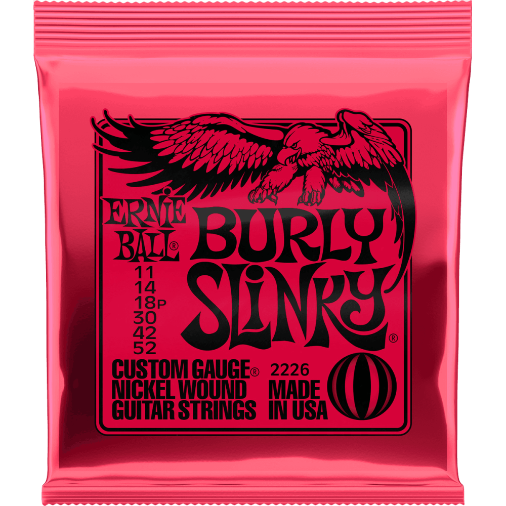 Ernie Ball - 2226, Burly Slinky Cordes guitare électrique 11-52