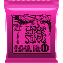 Ernie Ball - 2623, 7 Cordes guitare électrique Super Slinky 09-52