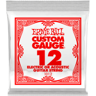 Ernie Ball - 1012, Electric/Acoustic Guitar Nickel Wire String 012