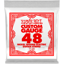 Ernie Ball - 1148, Corde Guitare électrique/Acoustique en Filé Nickel 048