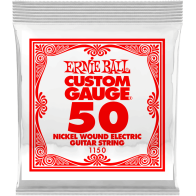 Ernie Ball - 1150, Corde Guitare électrique/Acoustique en Filé Nickel 050