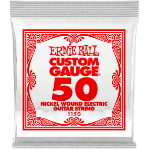 Ernie Ball - 1150, Corde Guitare électrique/Acoustique en Filé Nickel 050