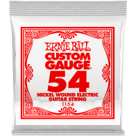 Ernie Ball - 1154, Electric/Acoustic Guitar Nickel Wire String 054