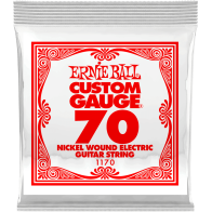 Ernie Ball - 1174, electric/Acoustic Guitar Nickel Wire String, 070