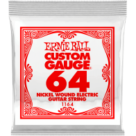 Ernie Ball - 1164, electric/Acoustic Guitar Nickel Wire String 064