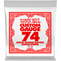 Ernie Ball - 1174, Corde Guitare électrique/Acoustique en Filé Nickel 074