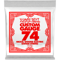 Ernie Ball - 1174, electric/Acoustic Guitar Nickel Wire String 074