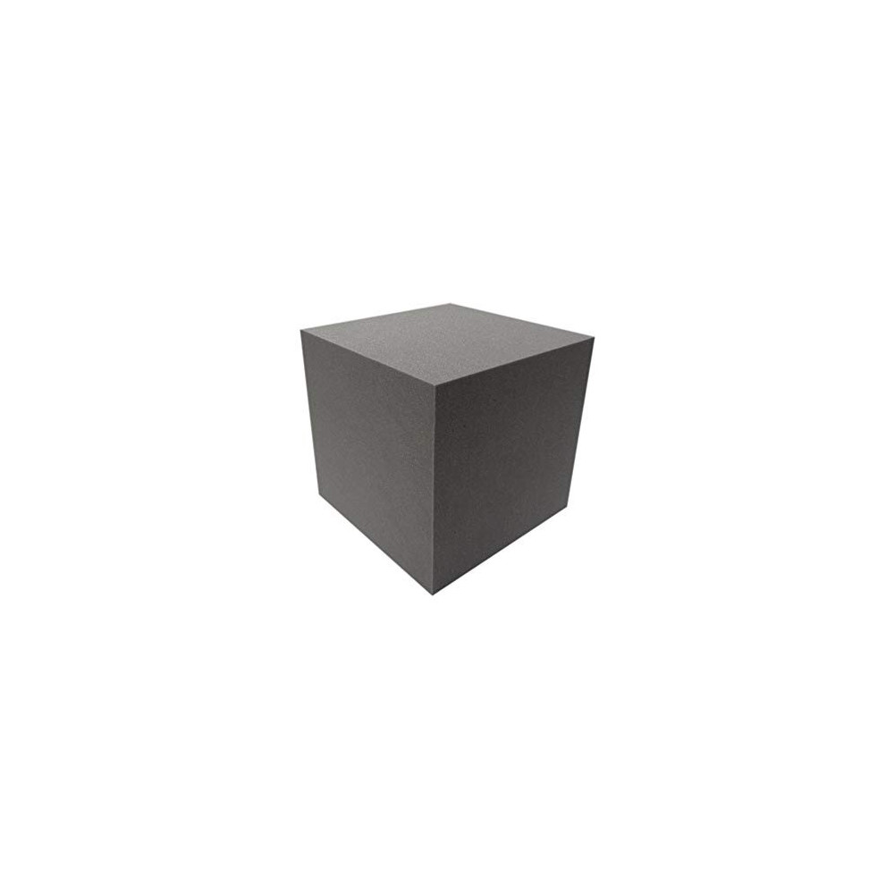 Auralex - Absorbeur Qube anthracite, Mousse acoustique 30x30x30 cm