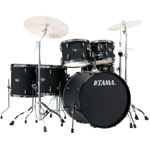 TAMA - IP62H6NB-BOB, Imperialstar Blacked Out Black 6 fûts (Sans Cymbales)