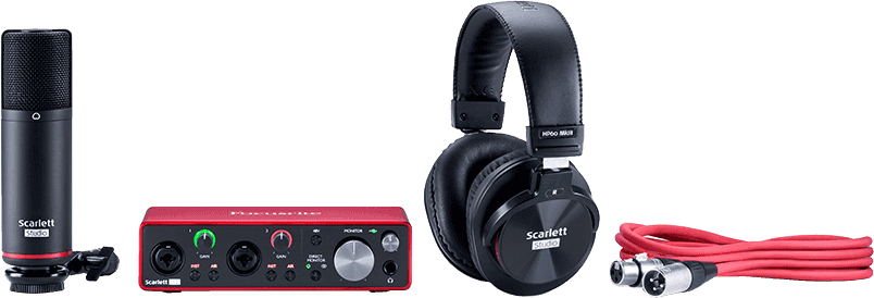 Focusrite - Scarlett 3 Studio, 3rd Gen - Scarlett 2i2 Audio