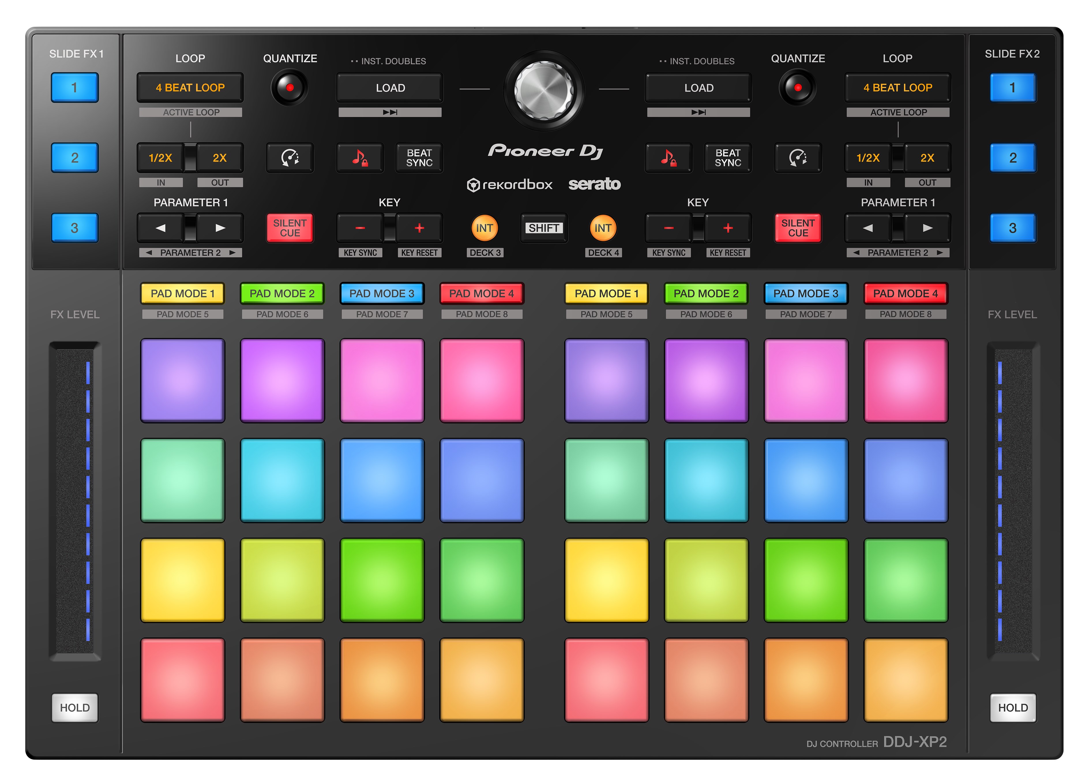 Pioneer - DDJ-SR2, Portable 2-channel controller for Serato DJ Pro