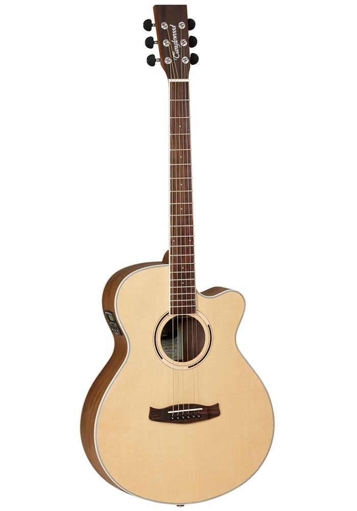 Tanglewood - DBT SFCE BW, Electro Acoustic Guitar 4/4, Discovery