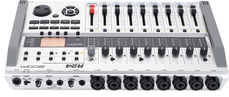 Zoom - R24, Interface, Recorder and Mixer, 24 Tracks, 8 Channels
