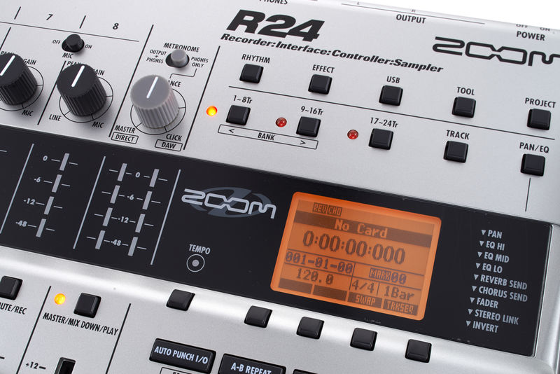 Zoom - R24, Interface, Recorder and Mixer, 24 Tracks, 8 Channels