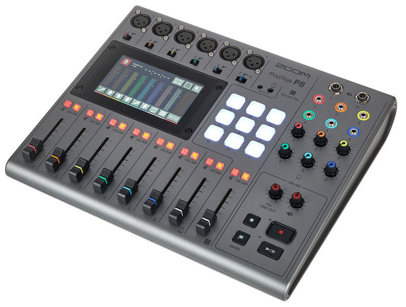 Zoom Table de mixage et enregistreur PodTrak P8 : : Instruments de  musique, scène et studio