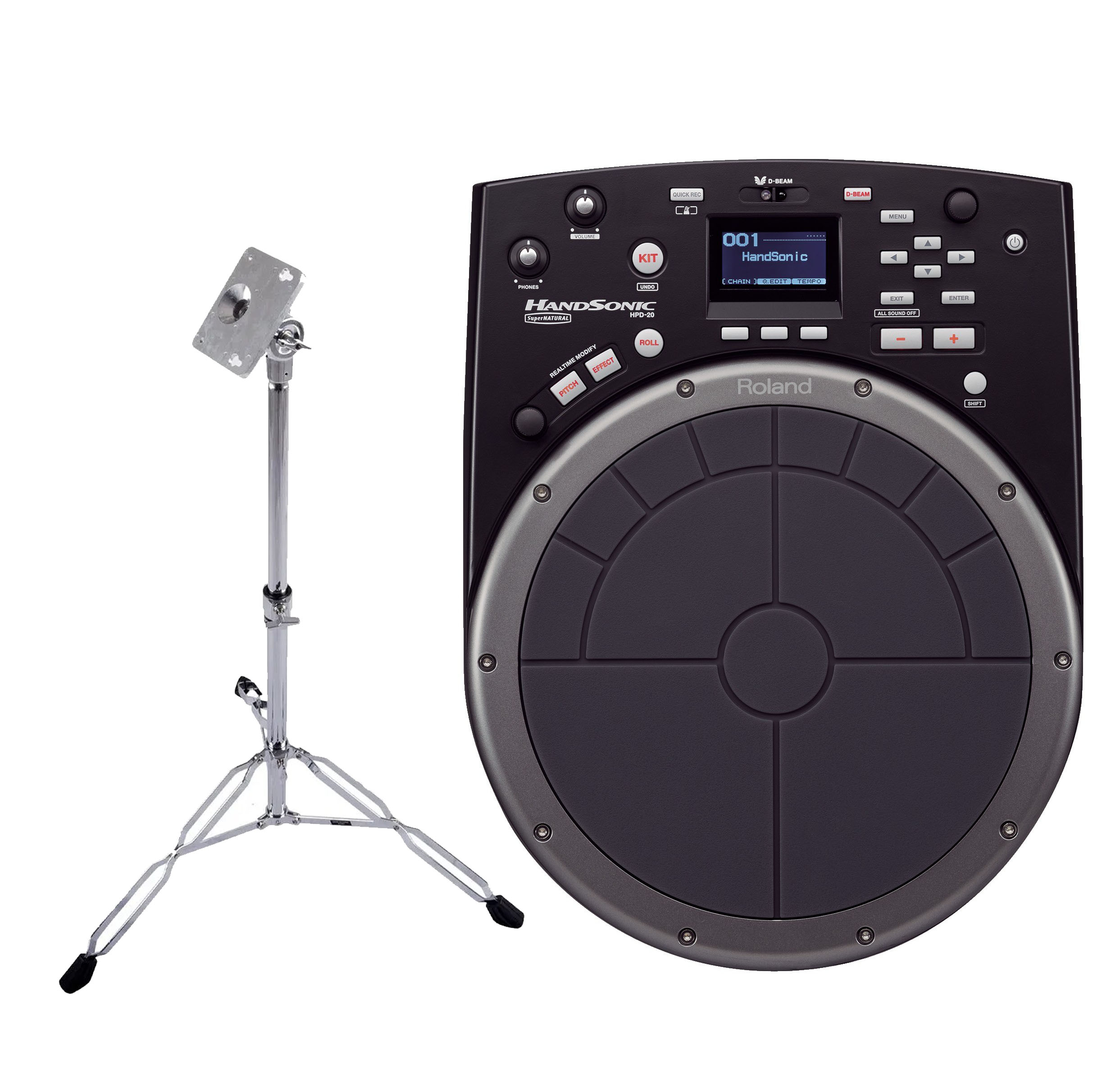 Roland - Bundle HPD20, HPD2-20 Handsonic avec Support PDS-20