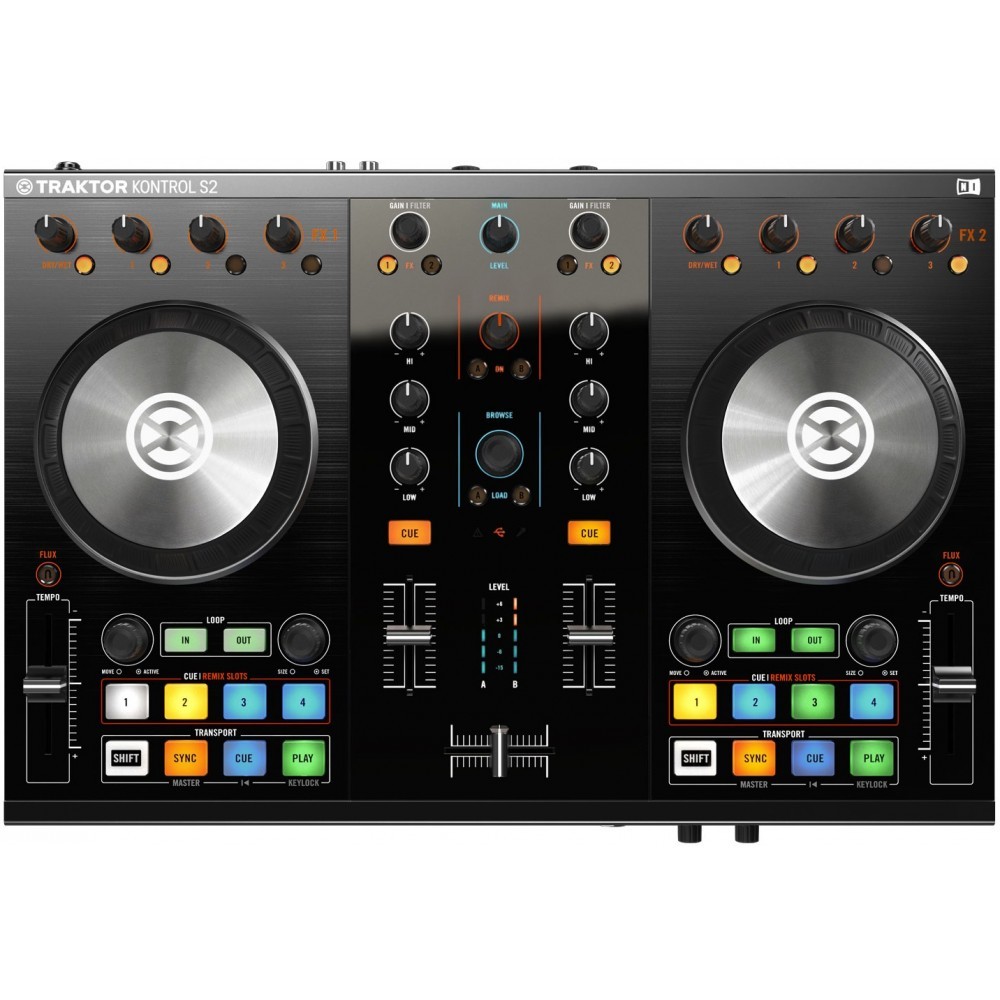 Native Instruments Traktor Kontrol S2 Mk2 2ch Usb Mp3 Dj Controller