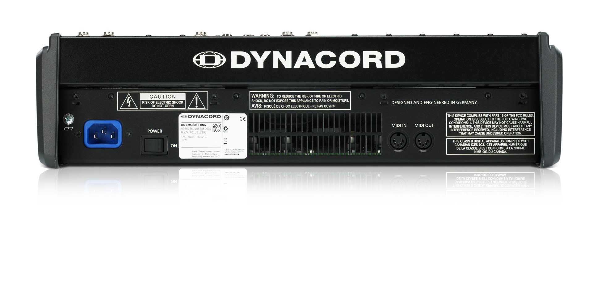 Dynacord - CMS 600-3 USB, Analog Mixing Console 6 Mic / 2 Line, 3FX