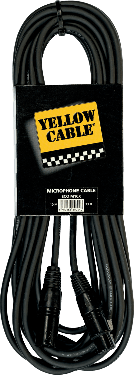Yellow Cable M10J-S PROFILE - Jack mâle symétrique/XLR fem. 10m