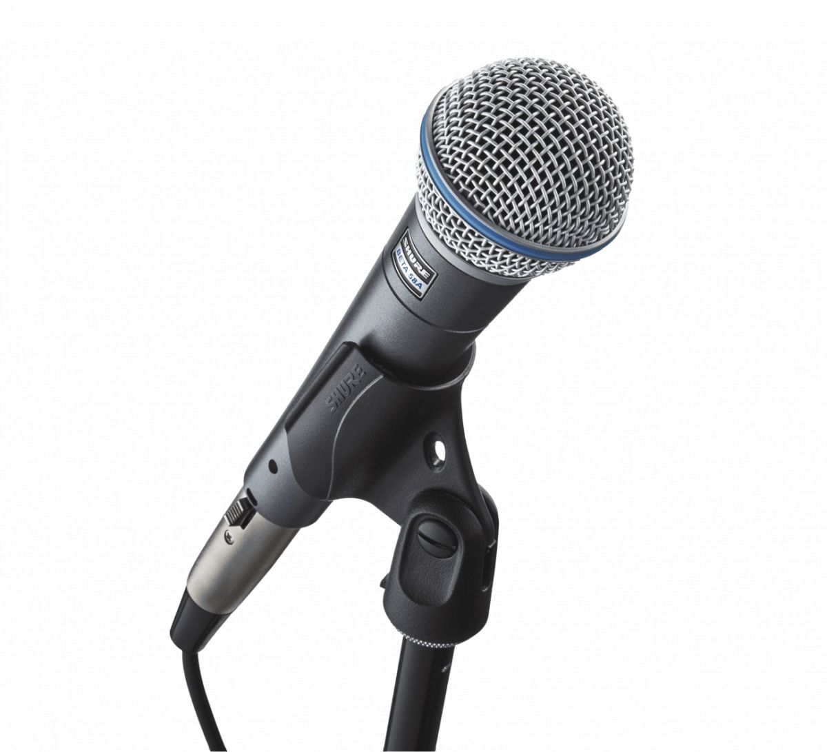 Pack Microphone Vocal Dynamique Shure SM58 + Pied de Micro + Câble