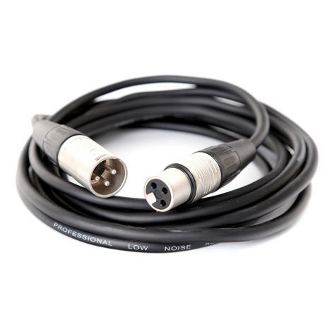 Câble Double XLR Mâle vers 2x Jack 6.35mm Mono 3m Audio Adaptateur